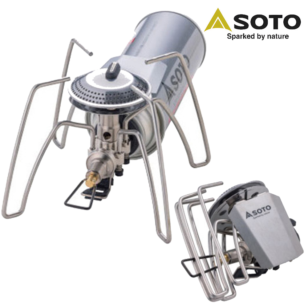 소토 레귤레이터 SOTO 340 스토브 부탄가스 백패킹버너 실버