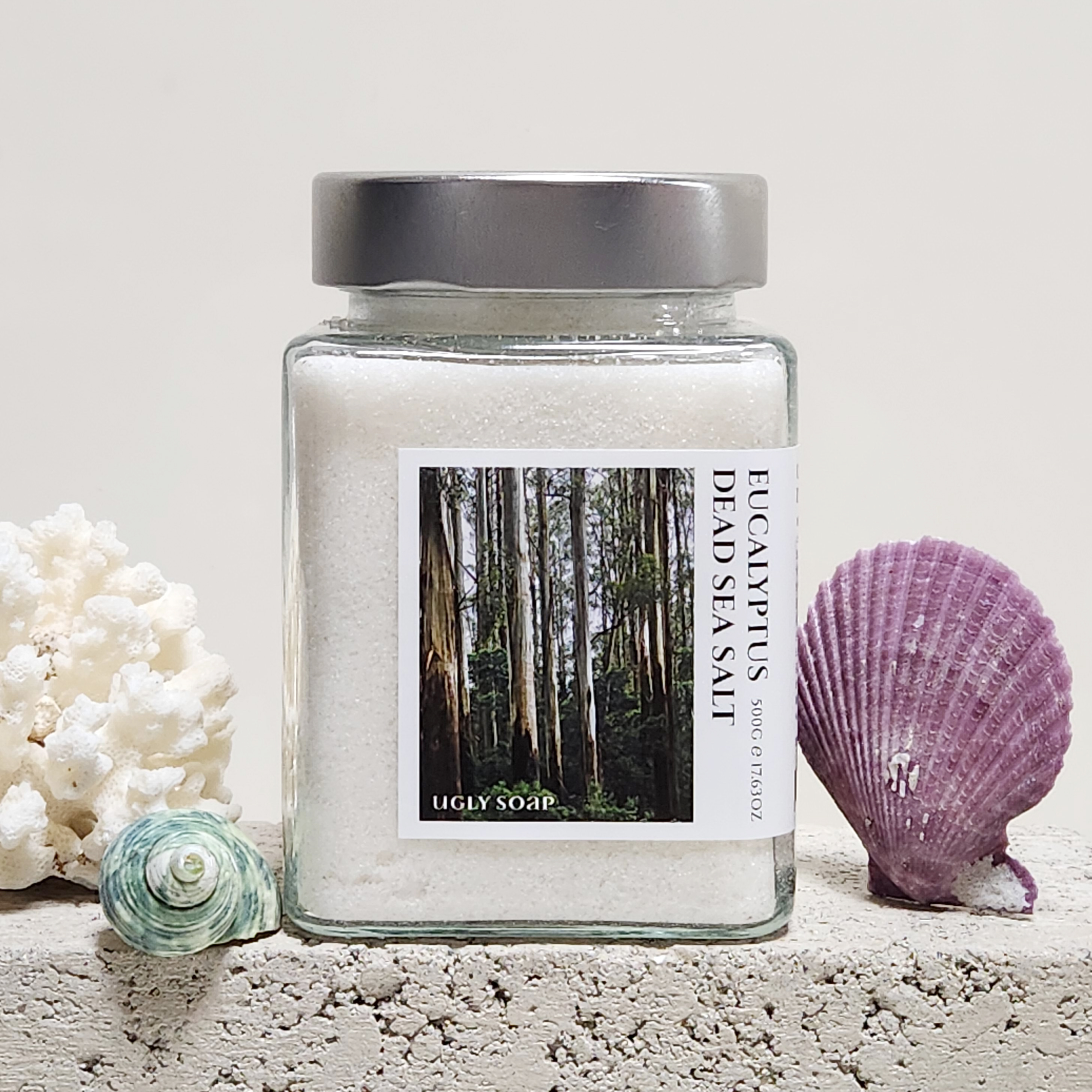 [유칼립투스향] 피부 장벽 케어 99.9% 사해 소금 500g