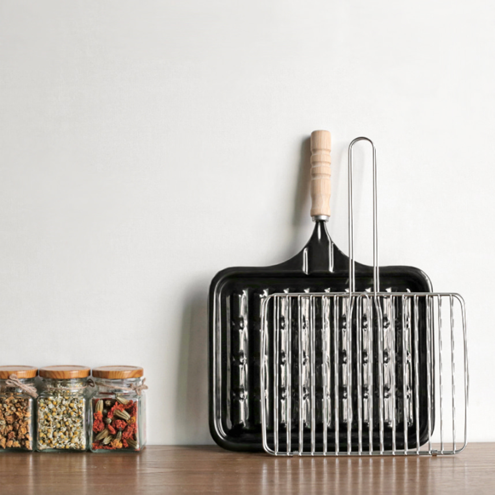 벌집불판 고기굽는 직화 캠핑 가정용 스텐 사각 석쇠 그릴팬