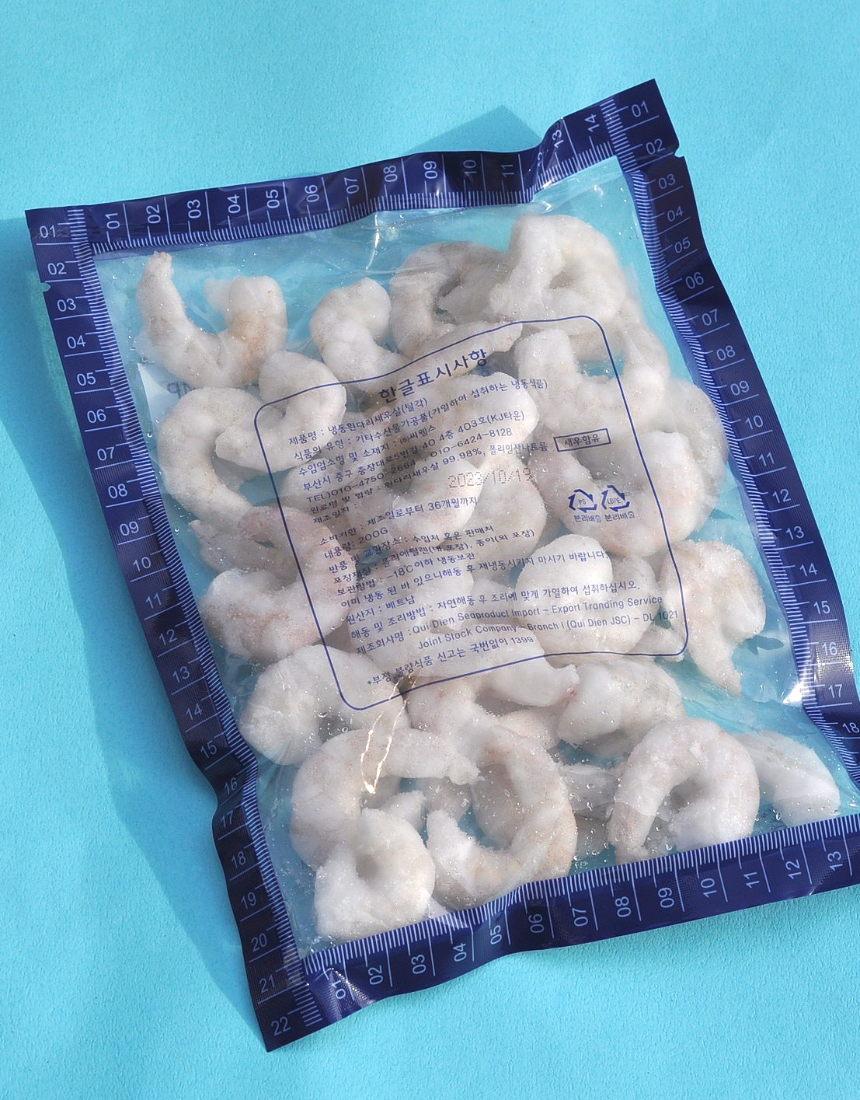 백새우살 71/90 200G 칵테일새우 생새우살 볶음밥용 알새우 백새우 - 상세 이미지 2