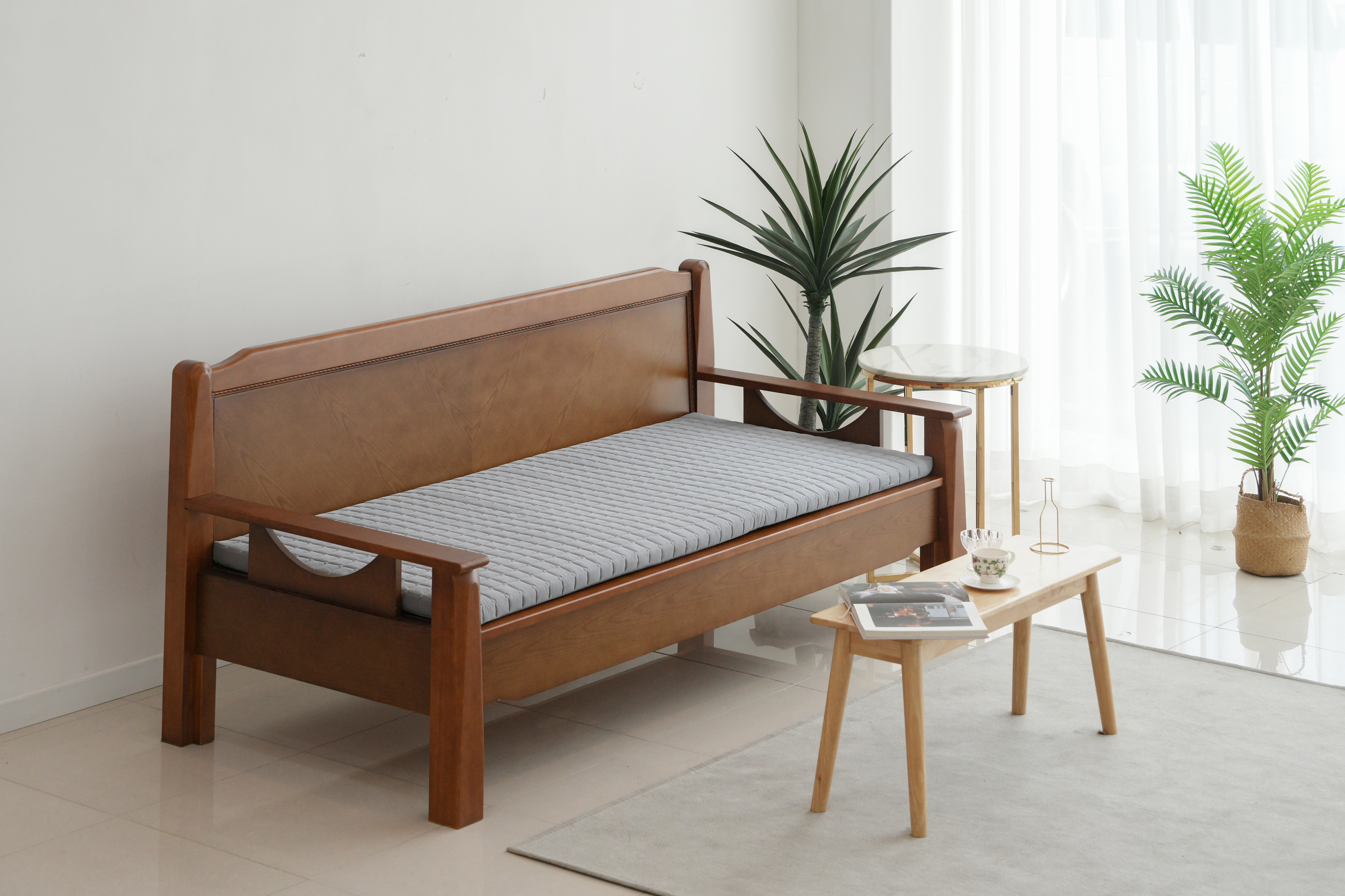 돌쇼파 토퍼 매트 흙쇼파 패드 사이즈 맞춤 제작 85x200x5