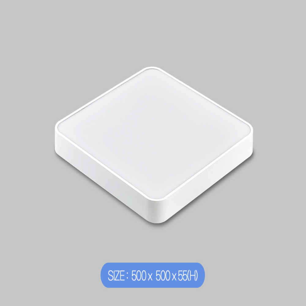 강력추천/KC인증 시스템방등 LED 60W 사각 전등 안방등 화이트 - 상세 이미지 4