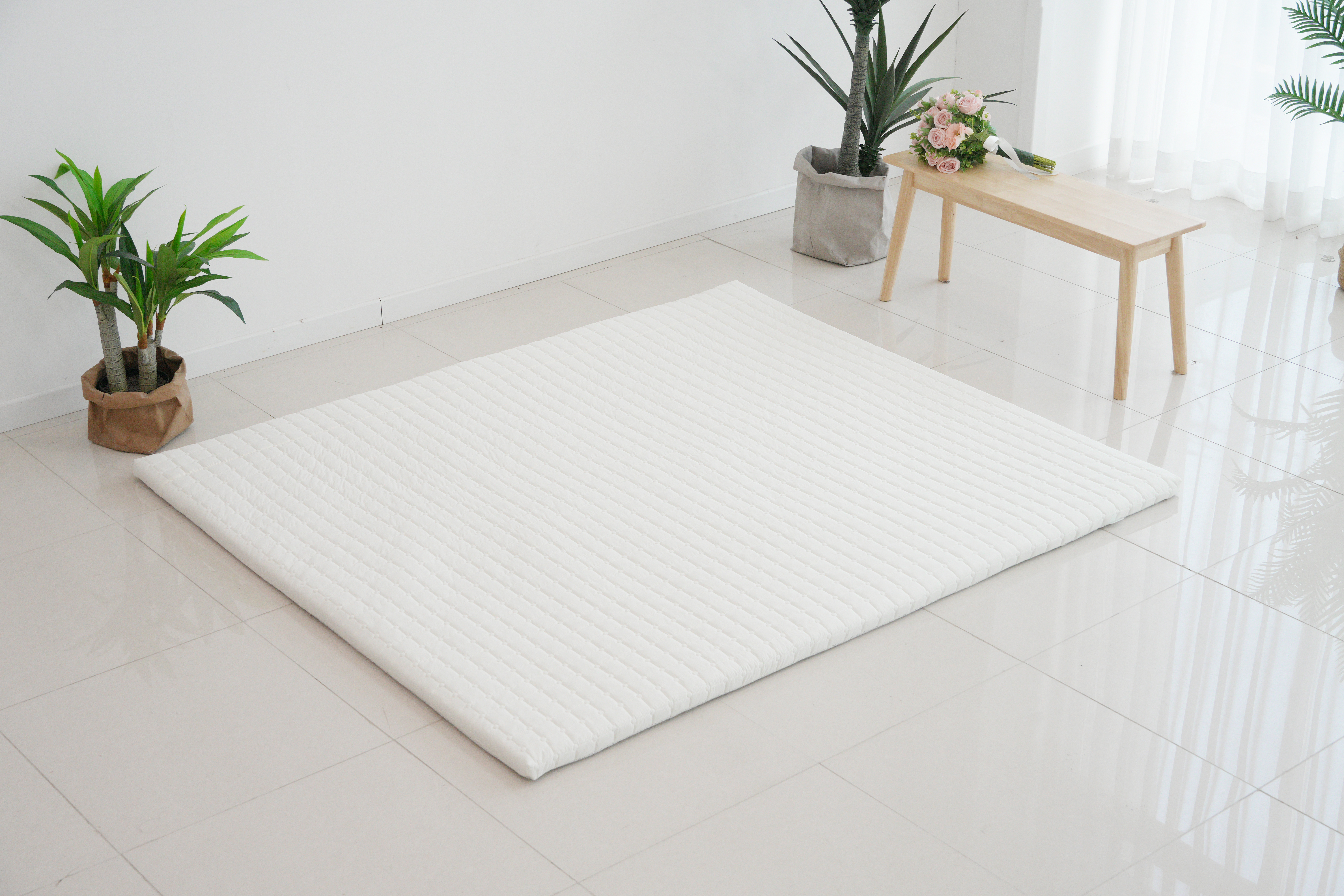 돌 침대 토퍼 흙 침대패드 매트 사이즈맞춤 라지킹 170x200x5