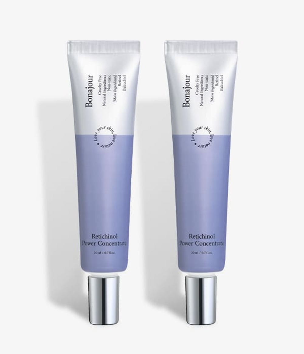 보나쥬르 레티치놀 파워 컨센트레이트 / 레티놀 탄력크림 20ml, 2개