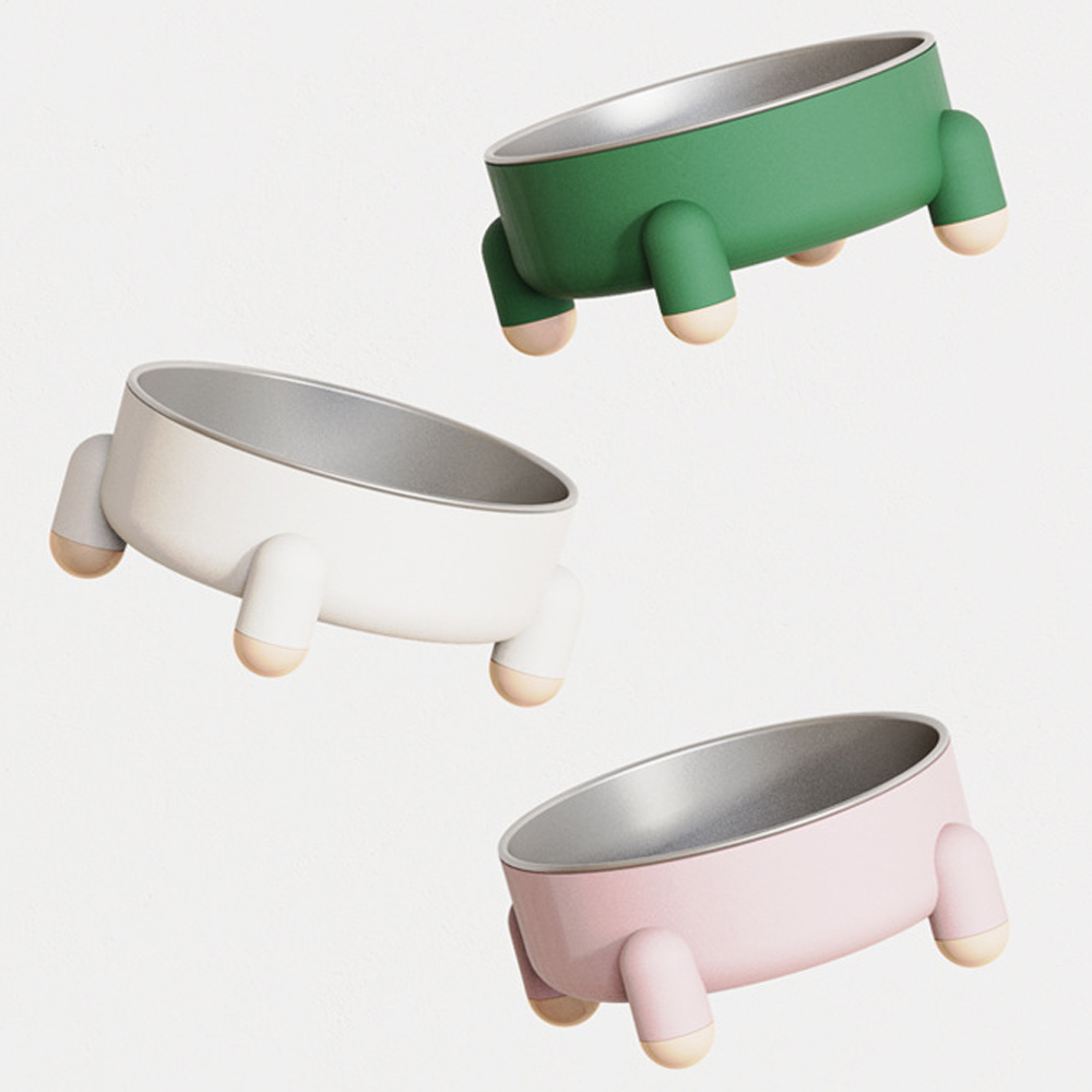 분리형 스텐 강아지 그릇 고양이 밥그릇 애견 식기 급수기 급식기 스테인레스 미끄럼방지