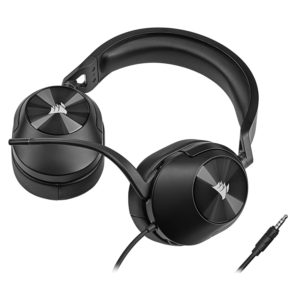커세어 HS55 SURROUND 7.1채널 게이밍 헤드셋 블랙 - 상세 이미지 2