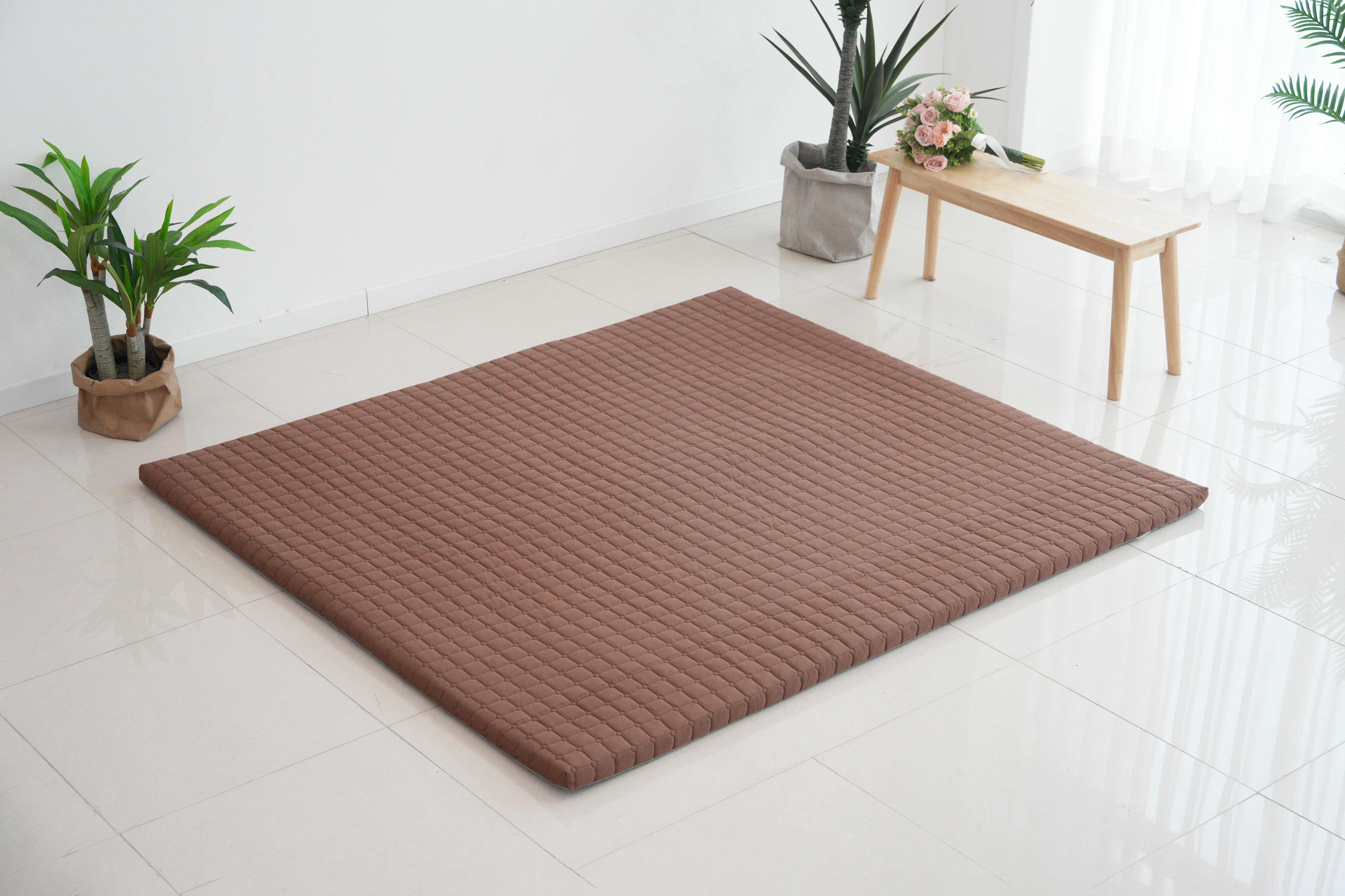 돌 침대 토퍼 흙 침대패드 매트 사이즈맞춤 라지킹 170x200x5