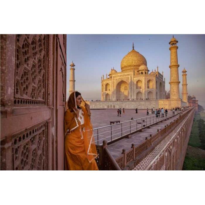 인도 델리 인도에서 가장 빠른 기차를 이용한 당일 타지마할 당일 여행 이미지 2