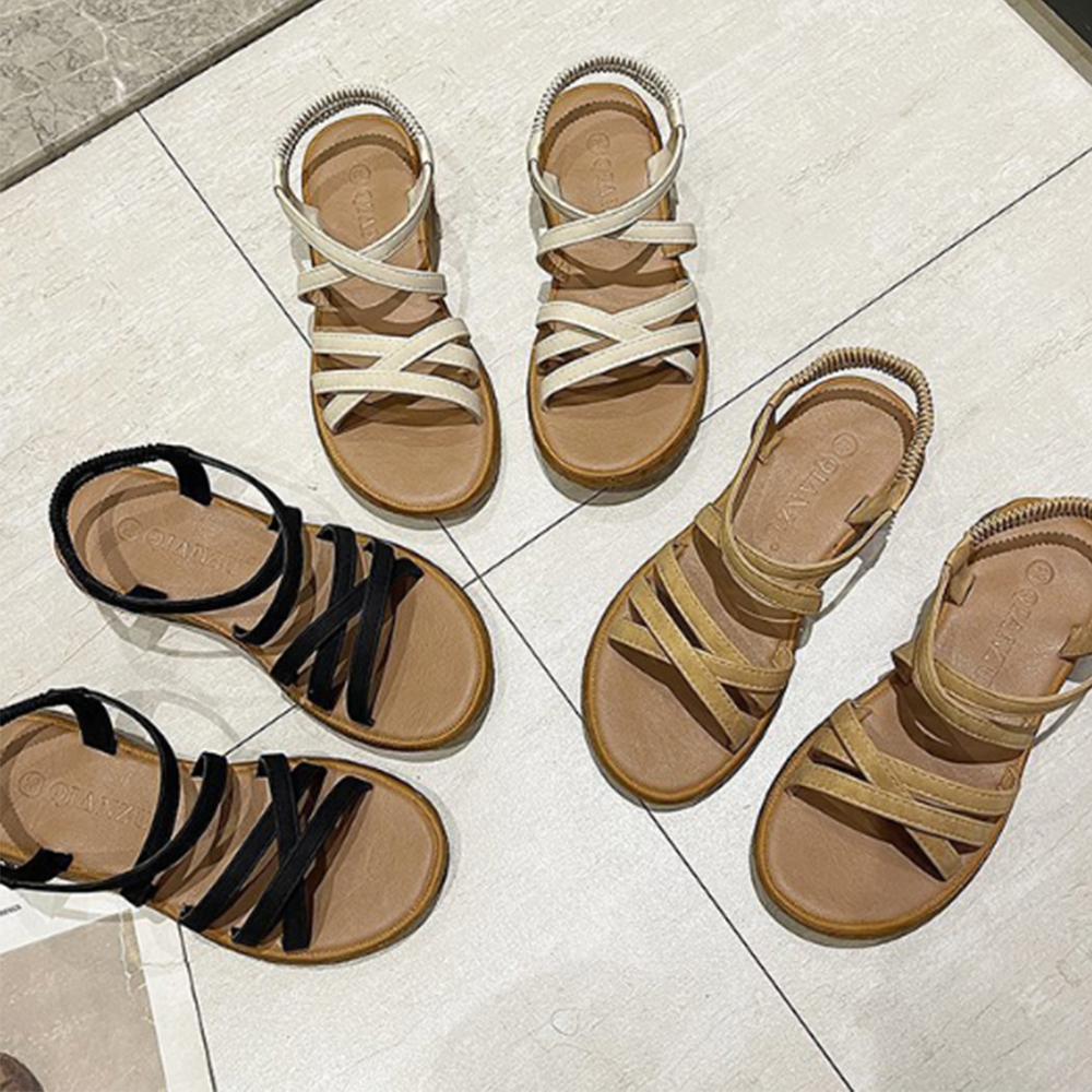225-250mm 여자 여름 샌들 여성 샌달 스트랩 시원한 편한 신발 여행 가벼운 발