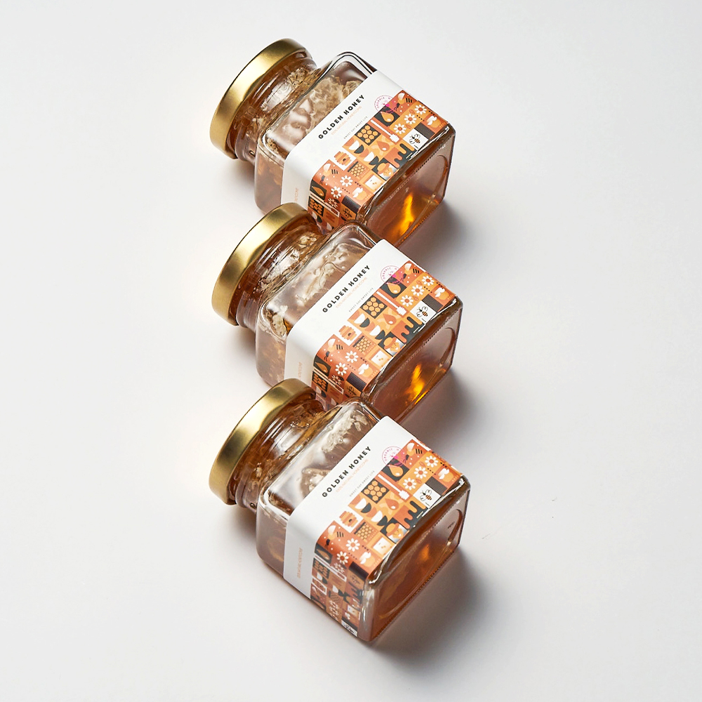 벌집꿀 꿀 답례품 벌꿀 선물 220g