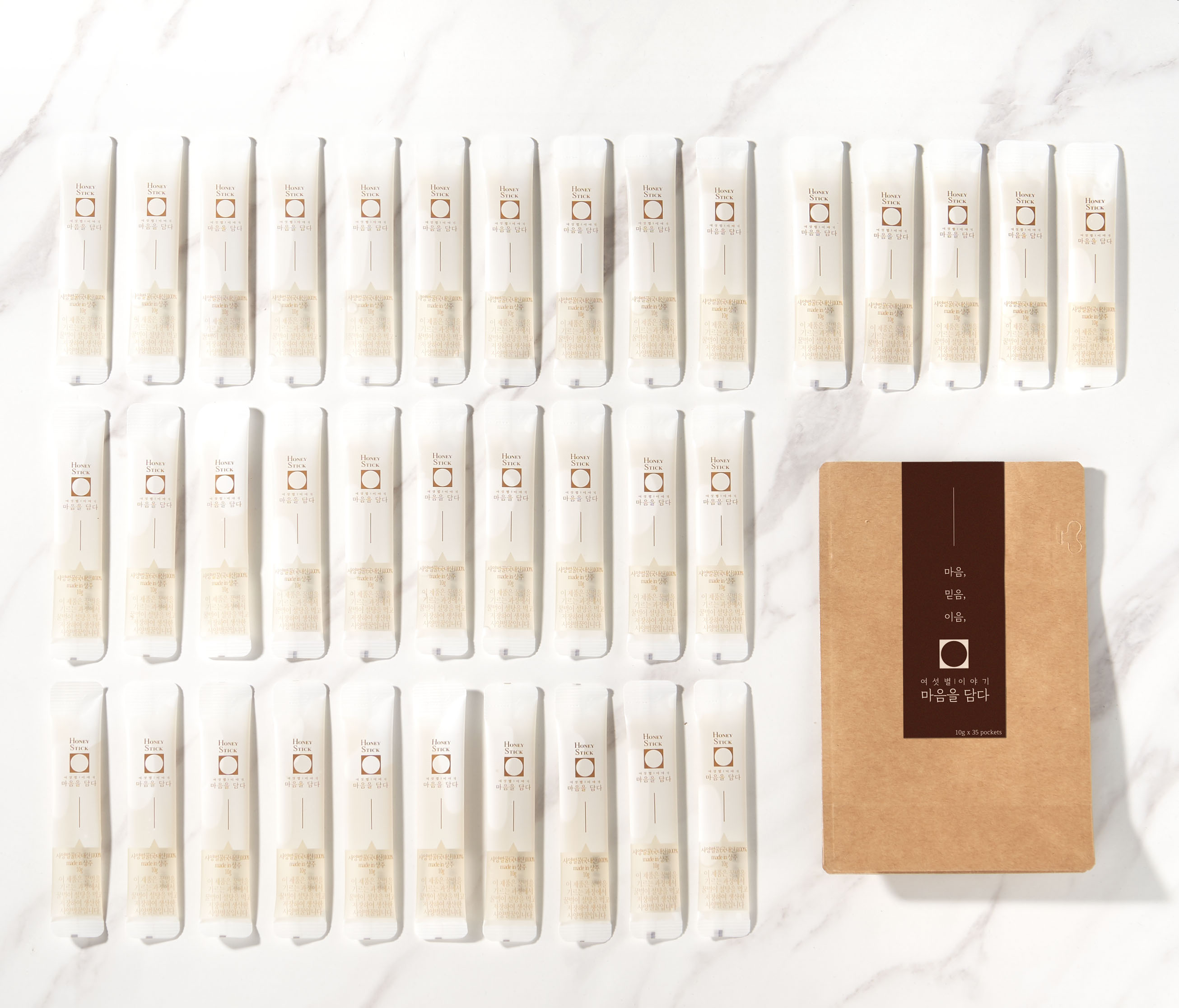 여섯별이야기 꿀 스틱 35개입 10g x 35스틱 실속형 이미지 2