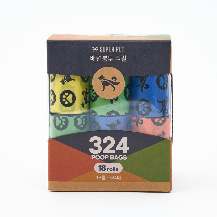 강아지 배변봉투 324매 산화생분해 풉백 똥츄 사진 4