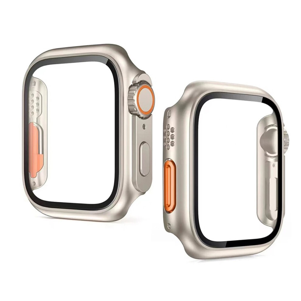 애플워치 SE3 SE2 6 호환 풀커버 강화유리 액정 보호 울트라 스타일 케이스 44mm