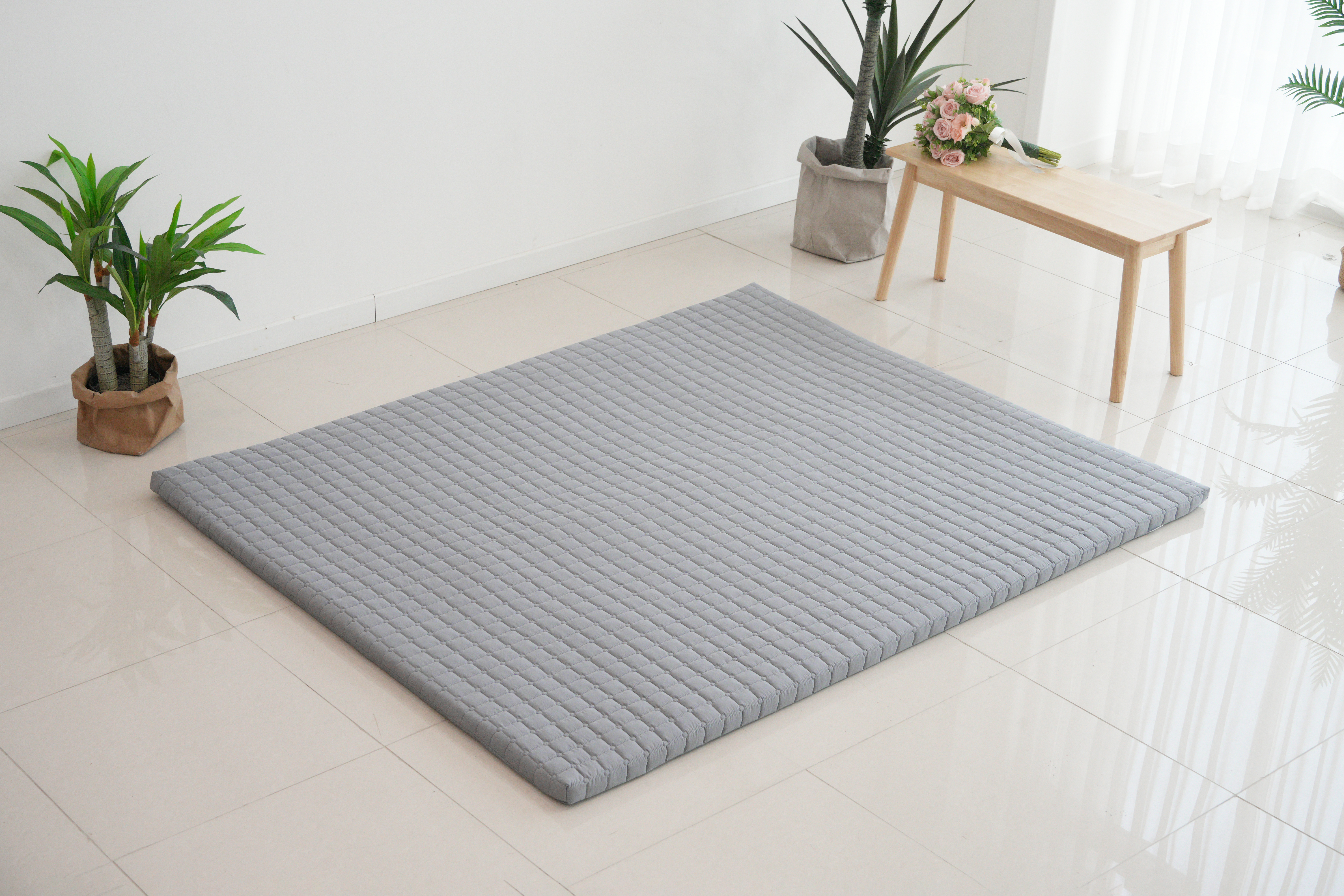 돌 침대 토퍼 흙 침대패드 매트 사이즈맞춤 라지킹 170x200x5