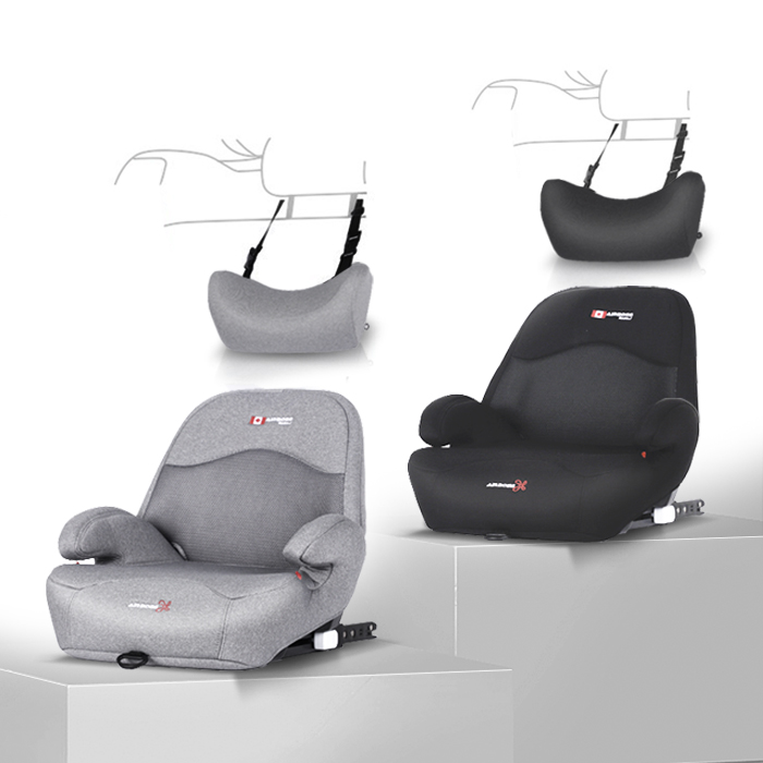 에어보스 록키아이 ISOFIX 주니어 부스터 카시트+헤드쿠션