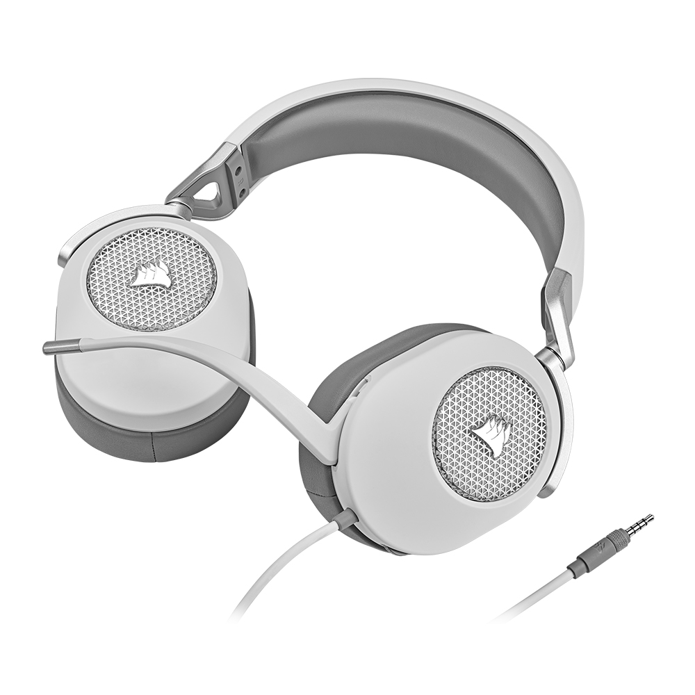 커세어 HS65 SURROUND 7.1채널 게이밍 헤드셋 화이트 - 상세 이미지 2