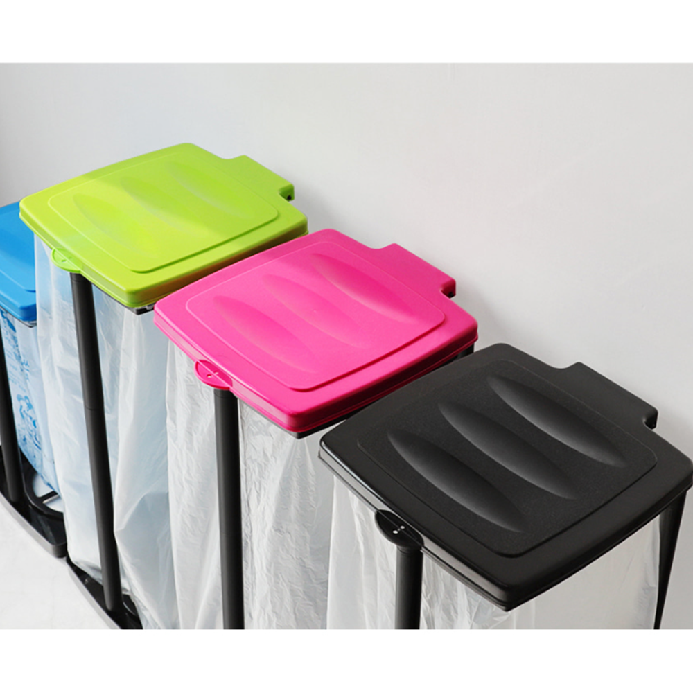 실내용분리수거함 사무실 이동식 재활용 쓰레기 분리 거치대