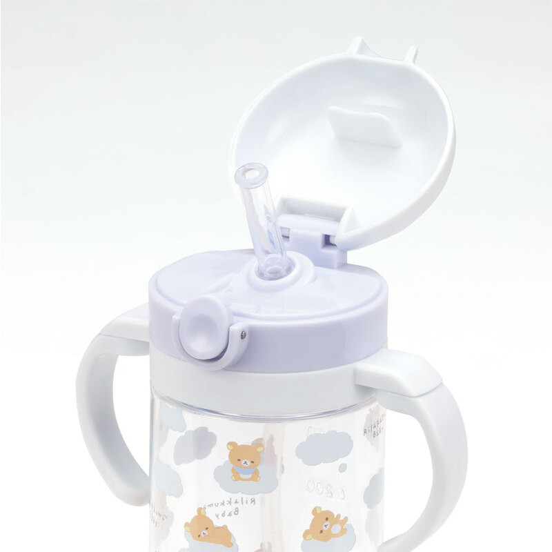 스케이터 리락쿠마 베이비 2WAY 원터치 빨대컵 370ml KSHW2N - 주방·식기 - 하카타몰
