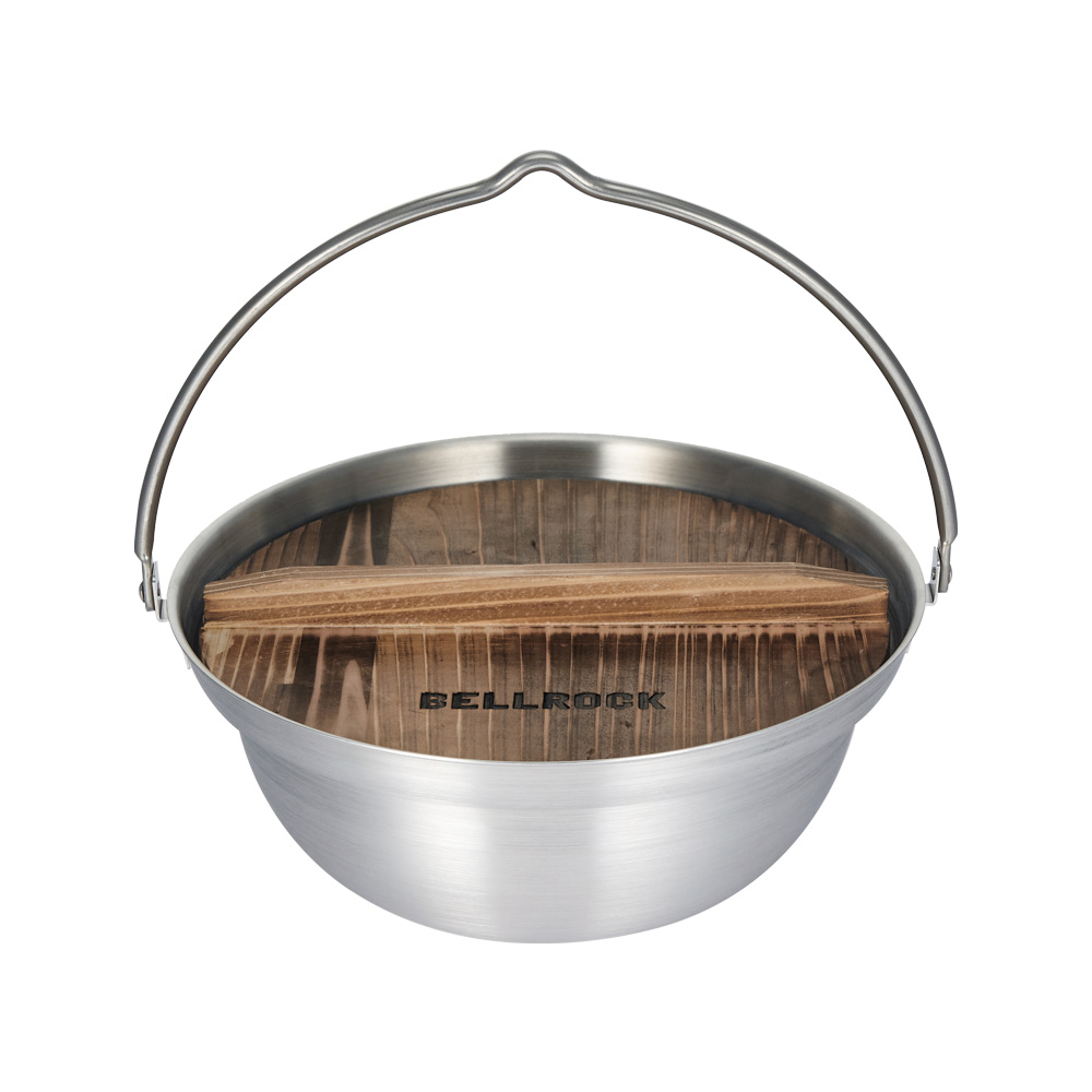 벨락 캠핑 나베 냄비 26cm 스텐 샤브샤브 전골 걸이형