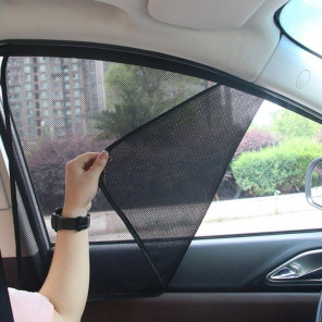 자동차 차량용 햇빛 가리개 운전석 뒷좌석 4P 세트 커튼 차햇빛 자동차썬 바이저 창문