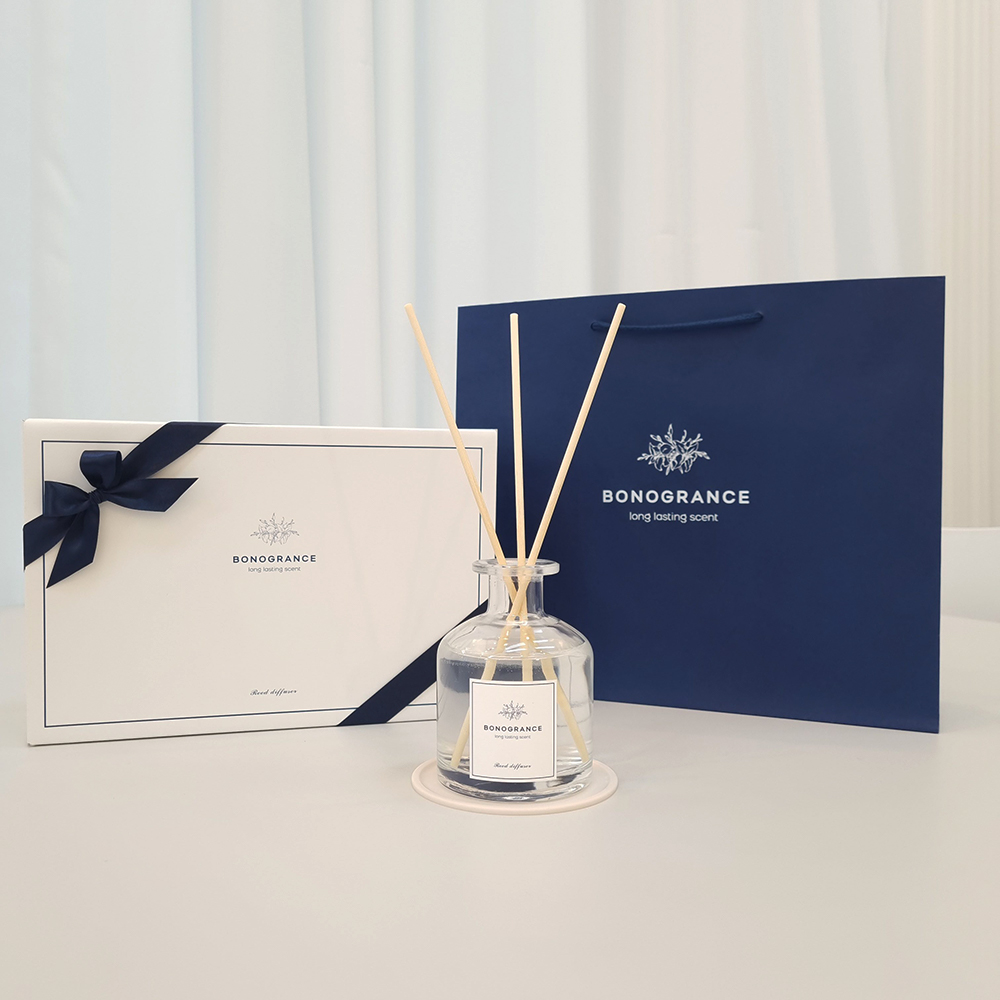 보노그란스 고급 디퓨저 200ml 실내방향제 집들이 선물 고급 선물포장 클린코튼 - 상세 이미지 2