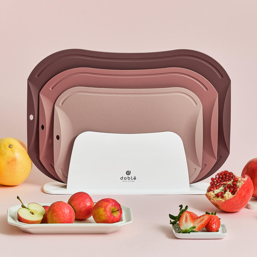 도블레 도블레 칼집 안나는 TPU 항균 도마 3종 선물세트