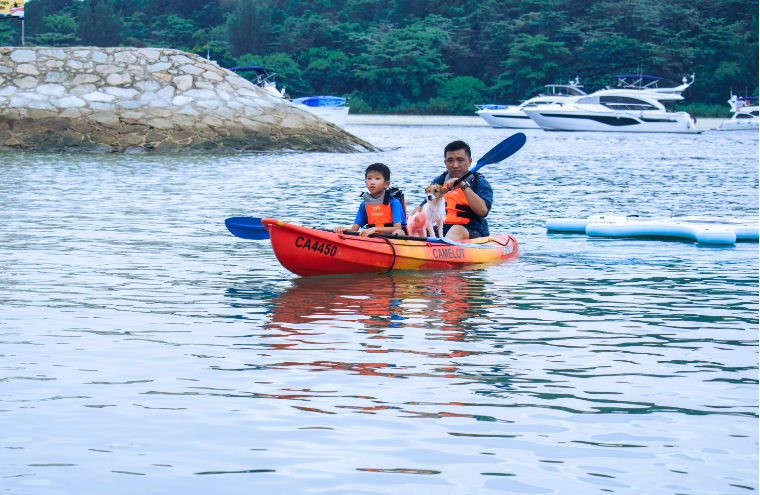 싱가포르 라자루스 수상 스포츠 센터 더블 카약 체험 이미지 3