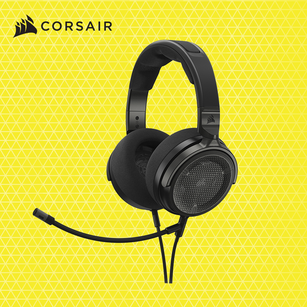 커세어 VIRTUOSO PRO 오픈백 게이밍 헤드셋 카본