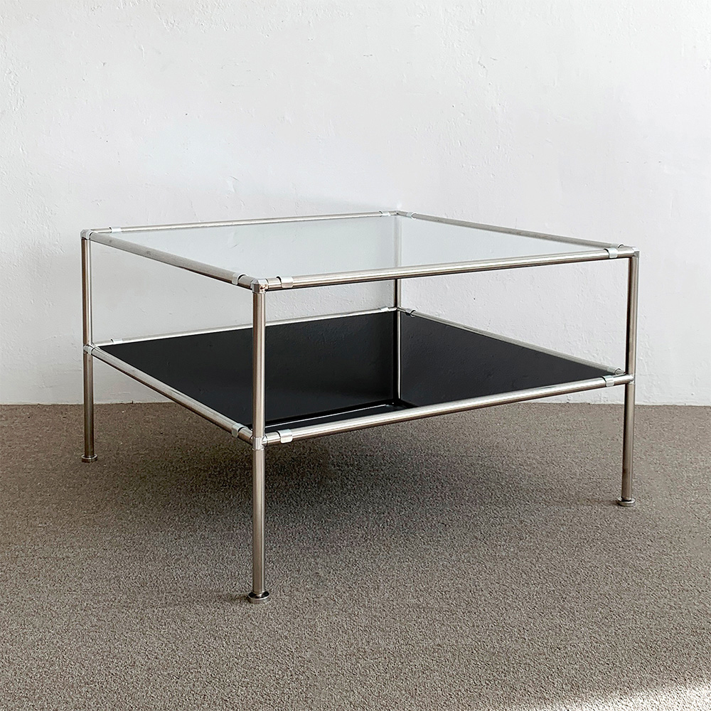 오그레 스테인레스 모듈 가구 2단 소파 테이블 L