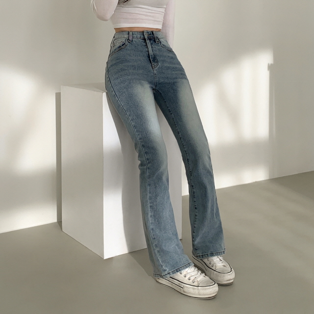 ❤️3일만할인❤️ [3단기장/2XL까지] 브론디 자체보정 청바지 쫀득핏 빈티지워싱 봄 데님 부츠컷 상세 이미지 16