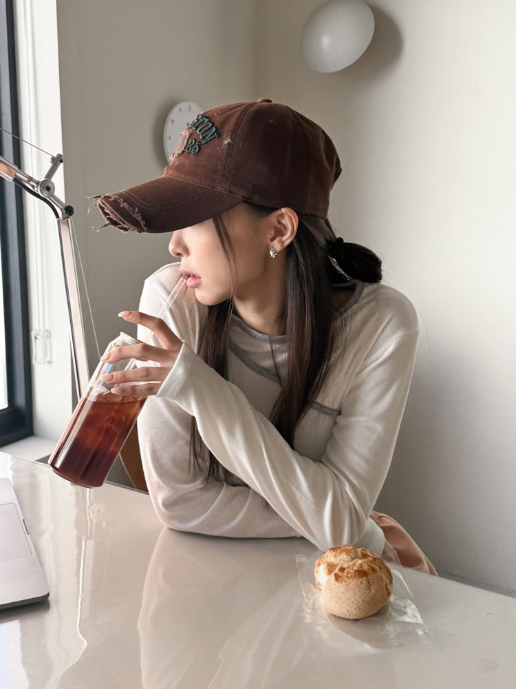 [18종/BEST] y2k 레터링 자수 빈티지 페스티벌 볼캡 모자 모음 상세 이미지 436