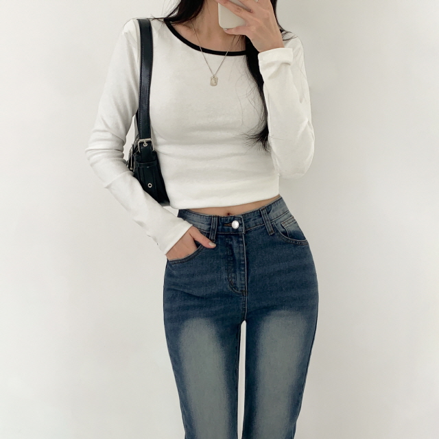 ❤️3일만할인❤️ [3단기장/2XL까지] 브론디 자체보정 청바지 쫀득핏 빈티지워싱 봄 데님 부츠컷 상세 이미지 23