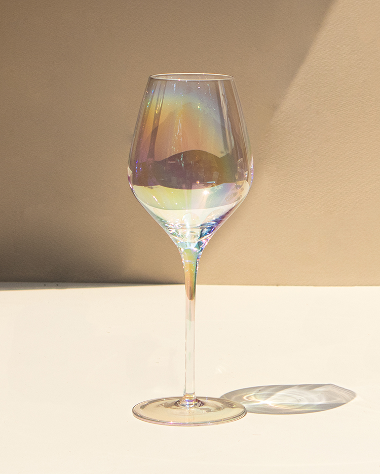 오로라와인잔 홀로그램 크리스탈 샴페인글라스 수제와인잔 클래식 중