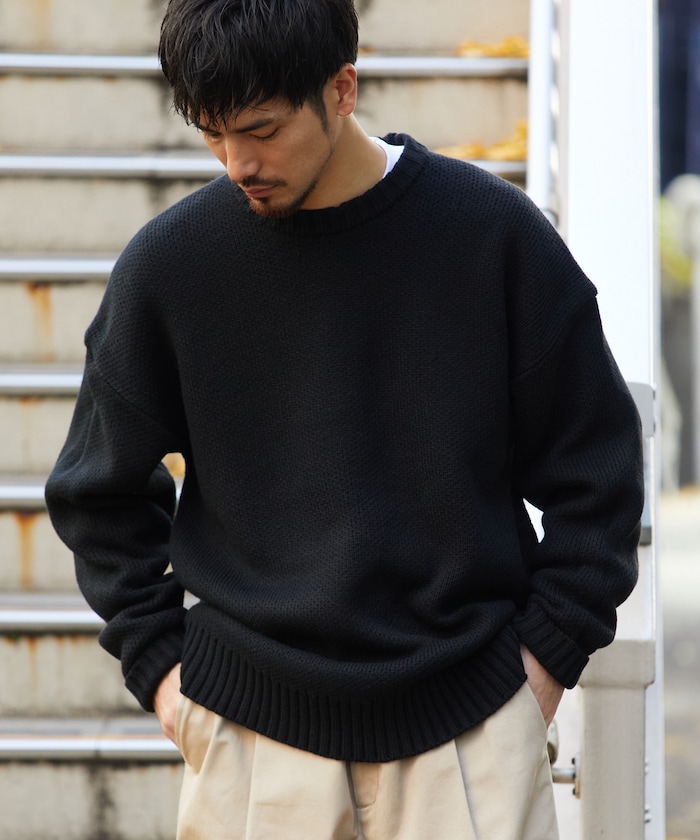 프릭스스토어 릴렉스핏 니트 풀오버 3컬러 23FW 이미지 2