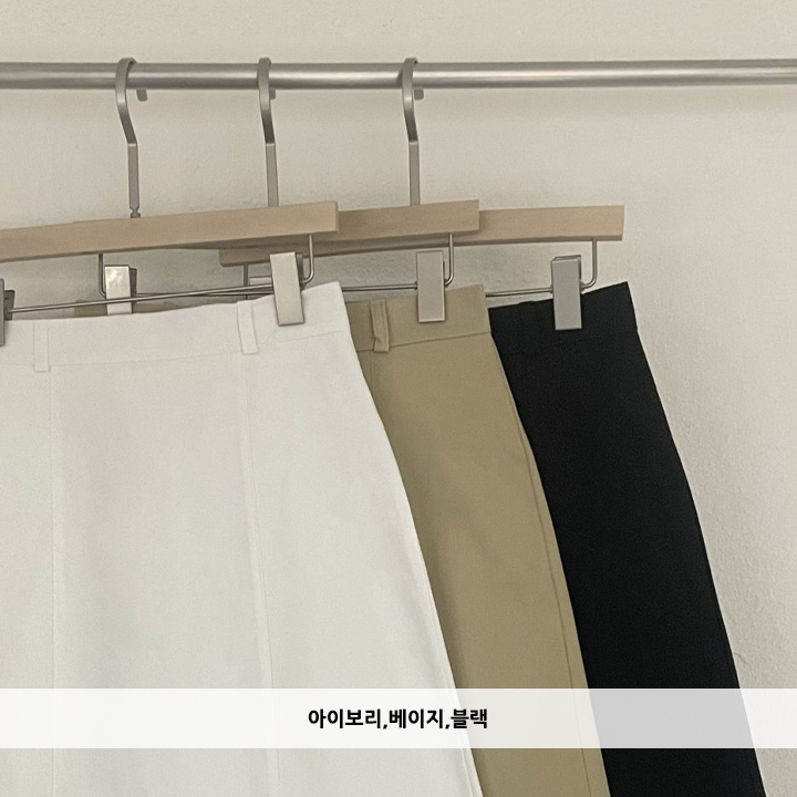 에이라인 코튼 미디 스커트 심플 캐주얼 나들이룩 데이트룩 여성 면 치마(83158) 상세 이미지 2