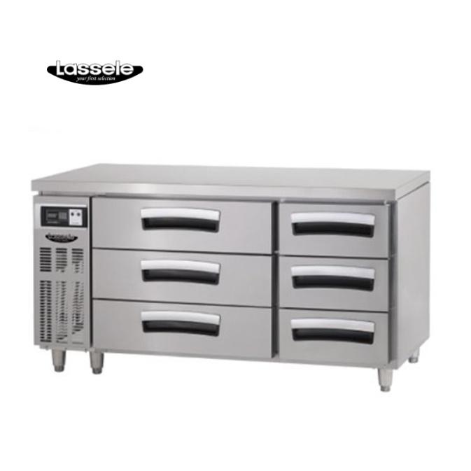 6칸 서랍형테이블냉장고 1500 식재료보관 바트냉장고 업소용 제품 이미지