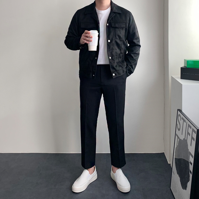 스웨이드자켓 트러커자켓 블루종 이미지 8
