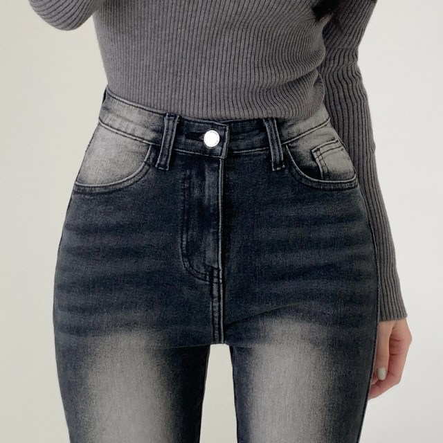 ❤️3일만할인❤️ [3단기장/2XL까지] 브론디 자체보정 청바지 쫀득핏 빈티지워싱 봄 데님 부츠컷 상세 이미지 55