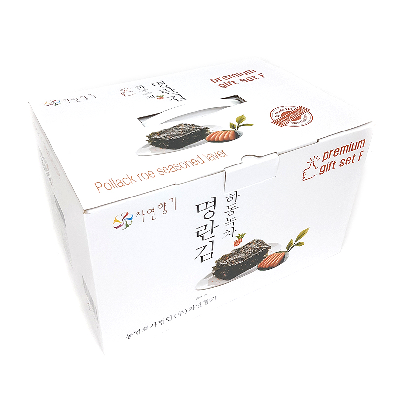 [선물포장]소금대신 명란 녹차 뿌린 명란 전장김 30g 10봉 - 상품 이미지