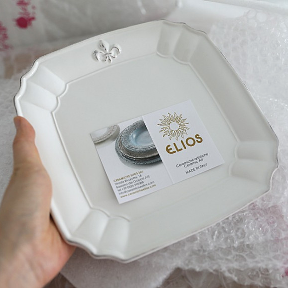 5. 엘리오스 피렌체 사각 샐러드접시 21cm 3438 Elios Firenze Florence - 상세 이미지 3