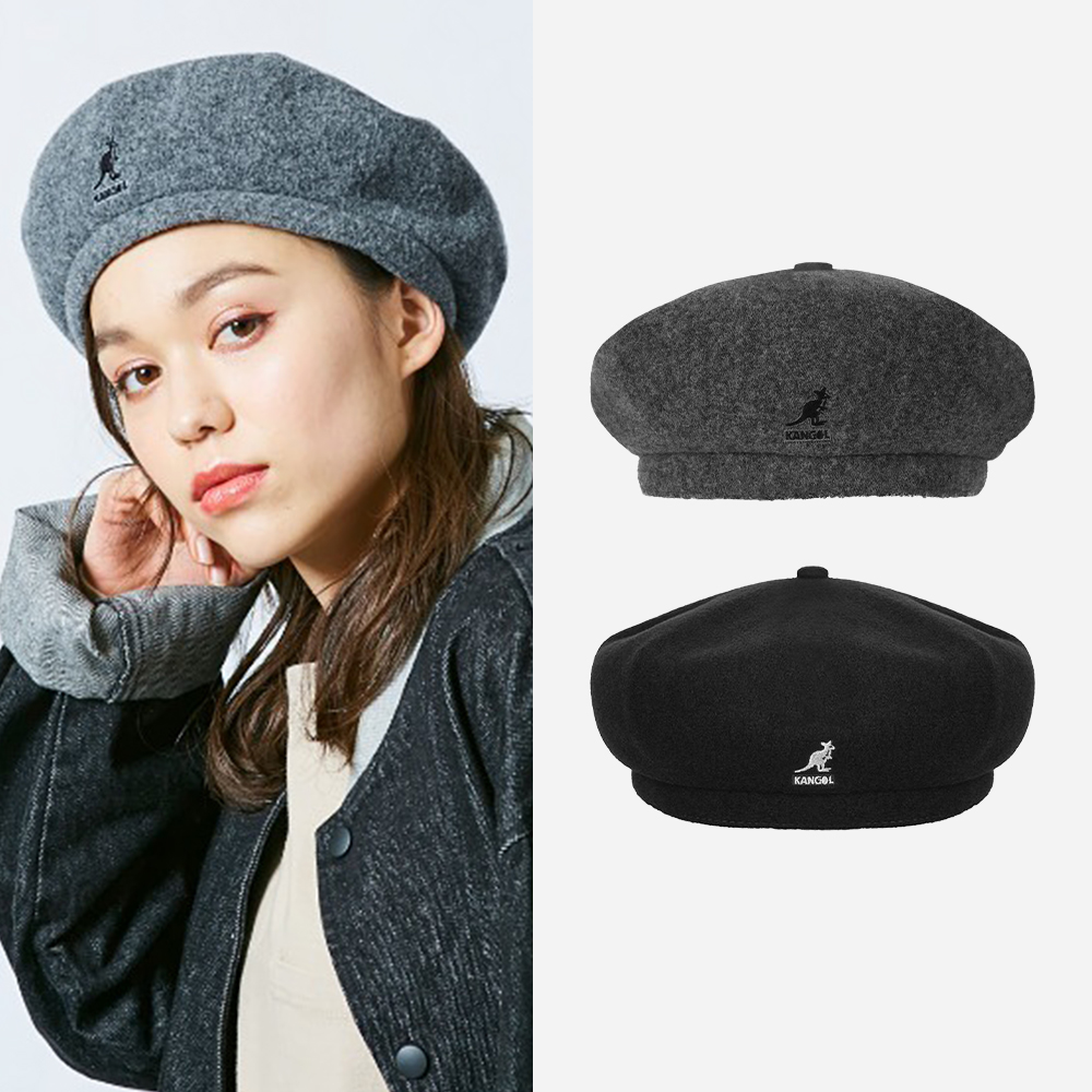 캉골 남자 여자 젝스 울 베레모 겨울 모자 - 상품 이미지