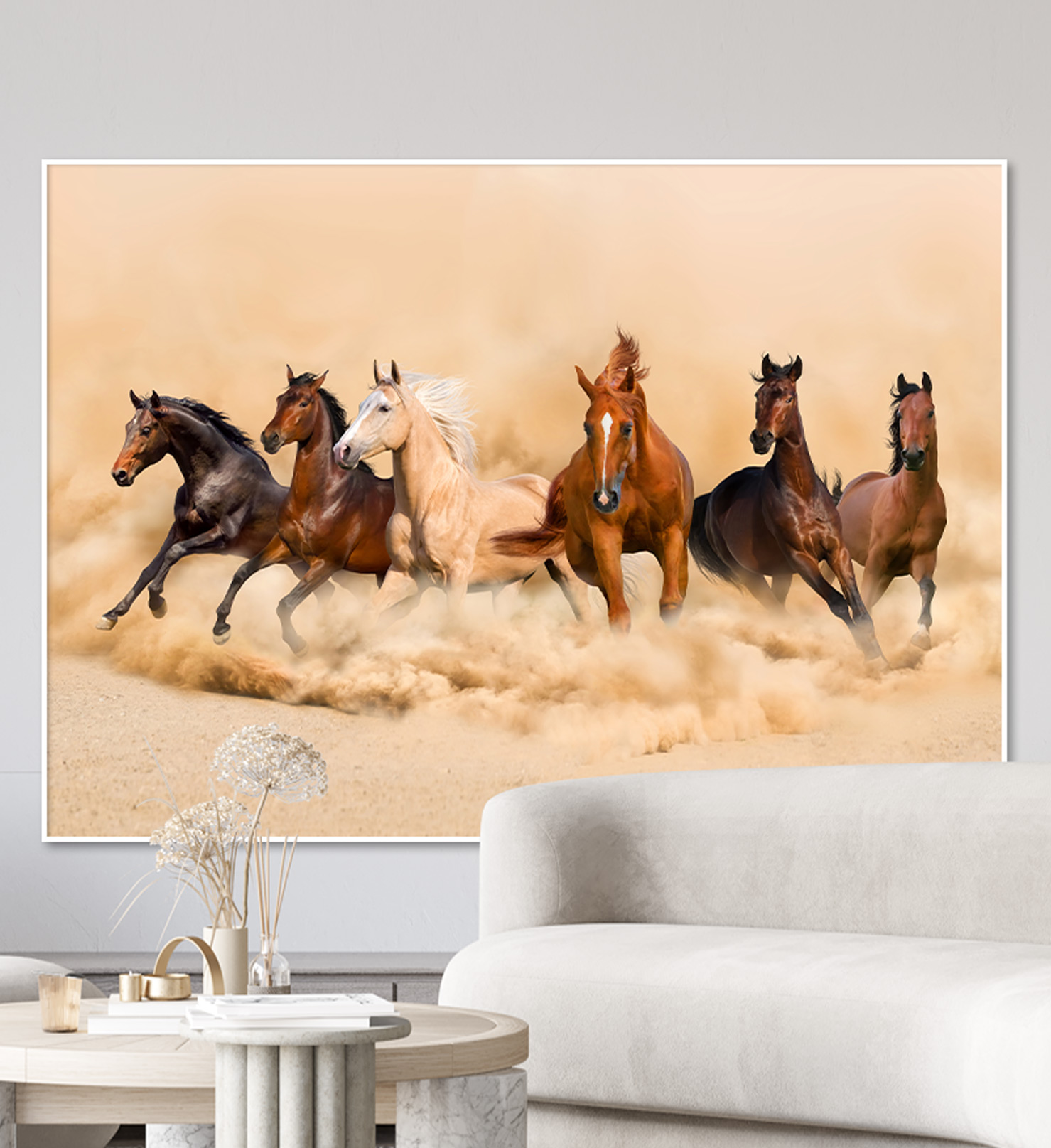 성공을부르는 승진운 출세운 말그림 캔버스 대형 인테리어 액자 금전운 팔마도 직사각형 A4