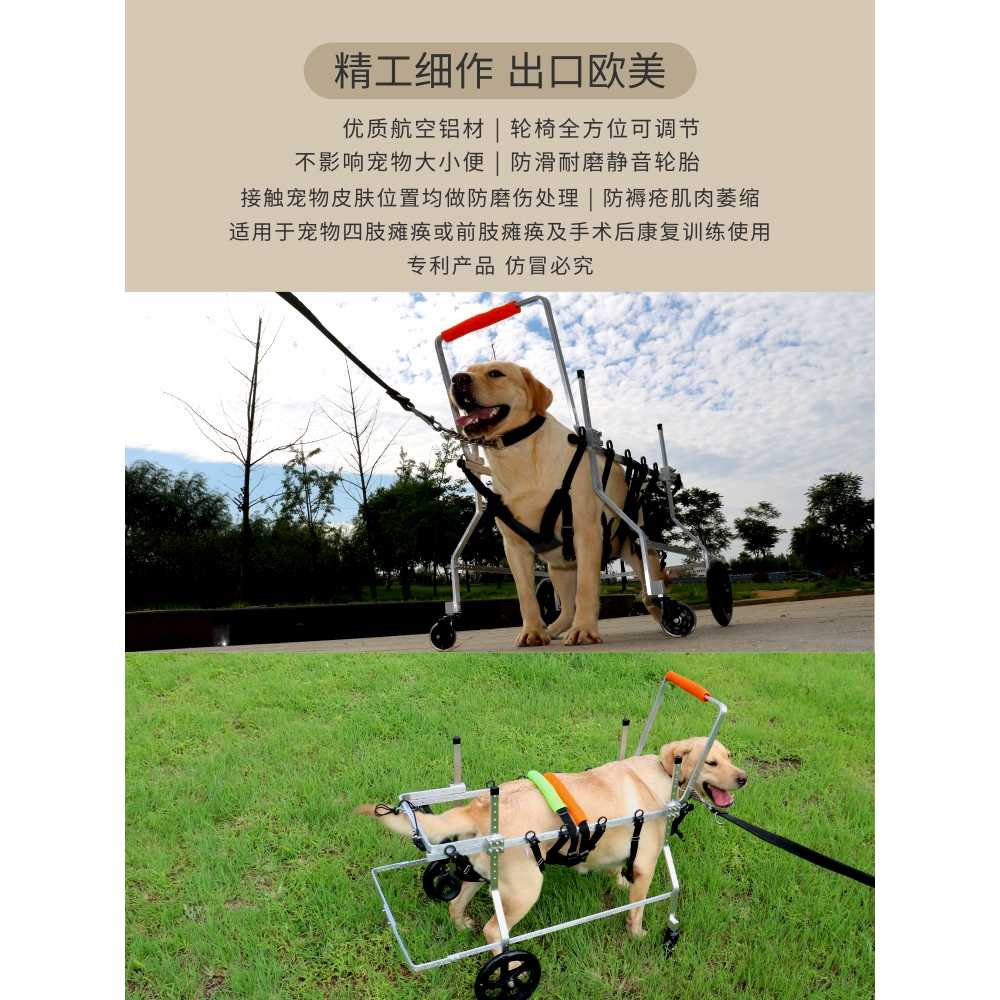 강아지 휠체어 재활 고양이 다리 애견 훈련 보호대 사이즈 M 15-20kg견 사용권장 - 상세 이미지 3
