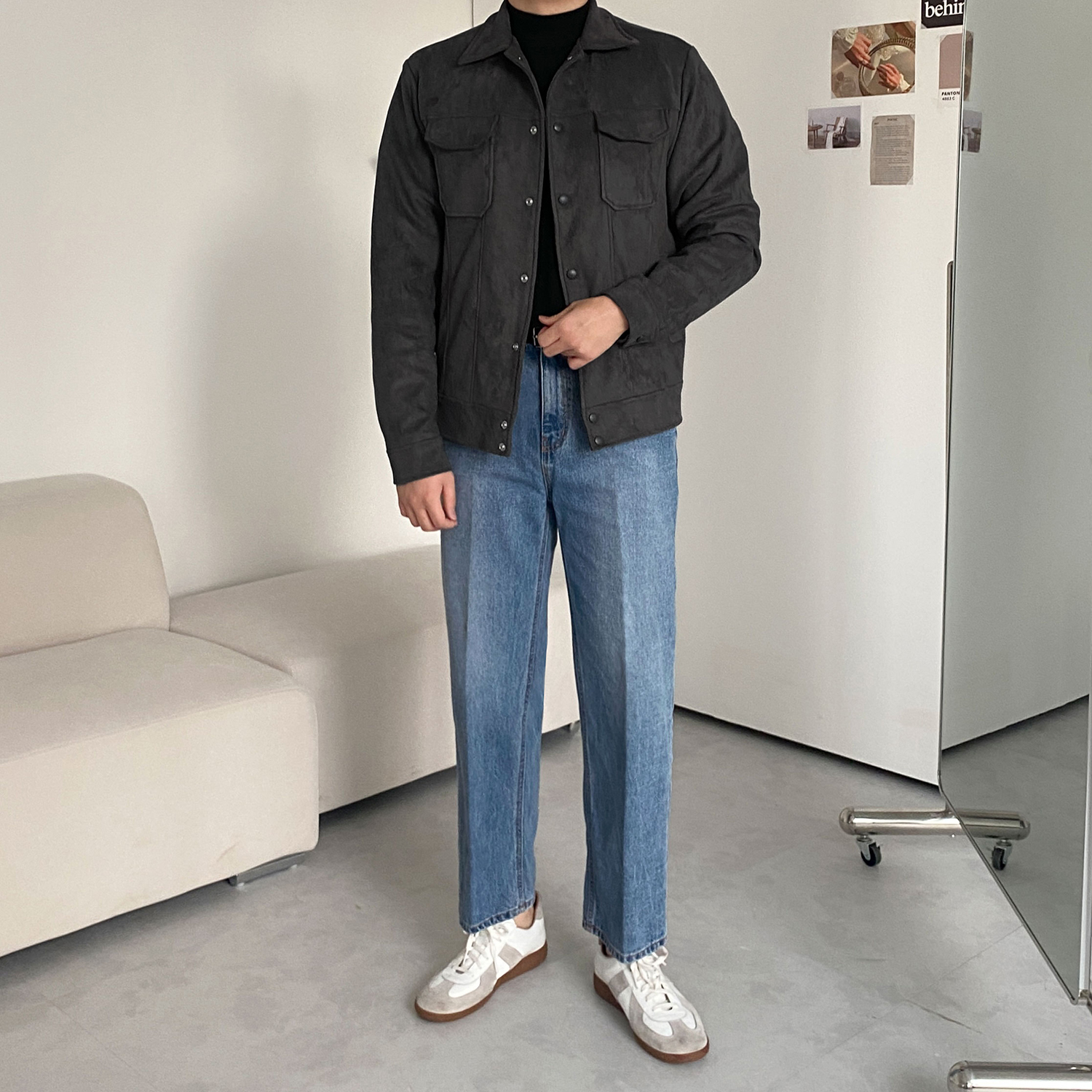 남자스웨이드자켓 트러커자켓 트럭커자켓 이미지 3