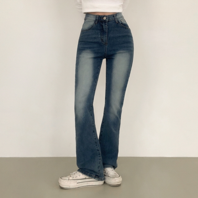 ❤️3일만할인❤️ [3단기장/2XL까지] 브론디 자체보정 청바지 쫀득핏 빈티지워싱 봄 데님 부츠컷 상세 이미지 19
