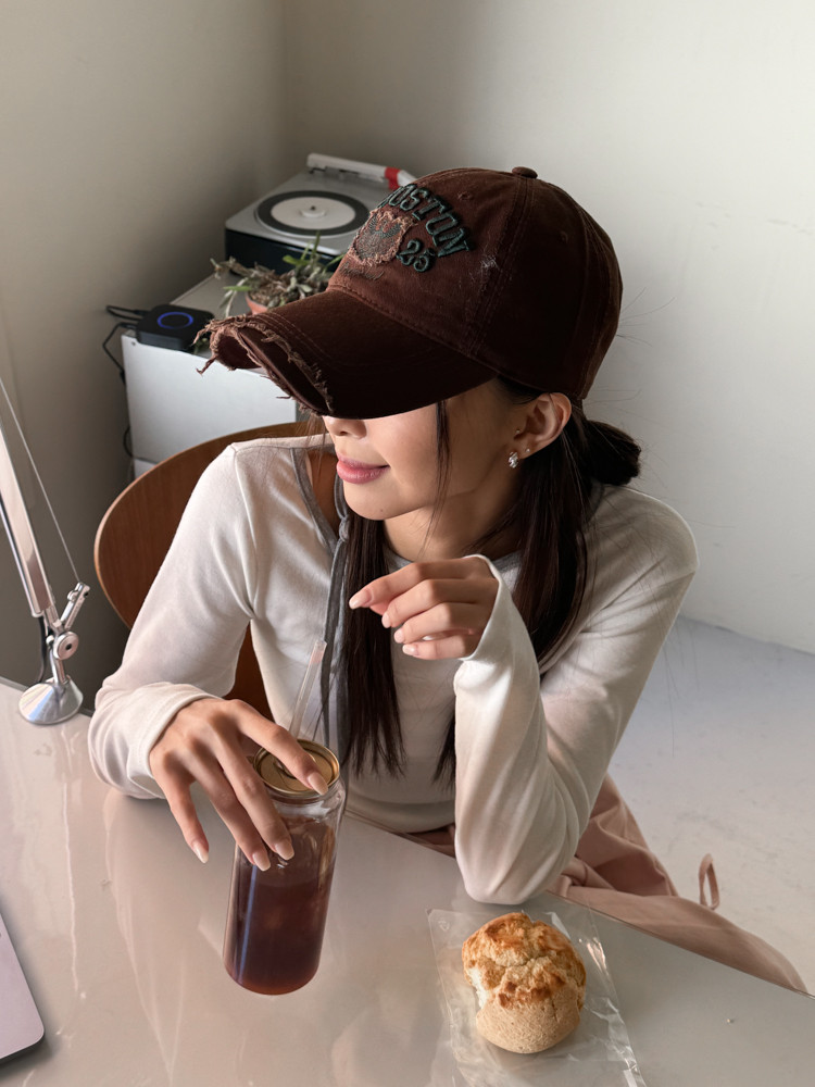 [18종/BEST] y2k 레터링 자수 빈티지 페스티벌 볼캡 모자 모음 상세 이미지 435