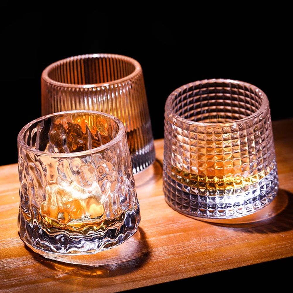 2+2 유리잔 하이볼 위스키 내열 유리컵 세트 웨이브