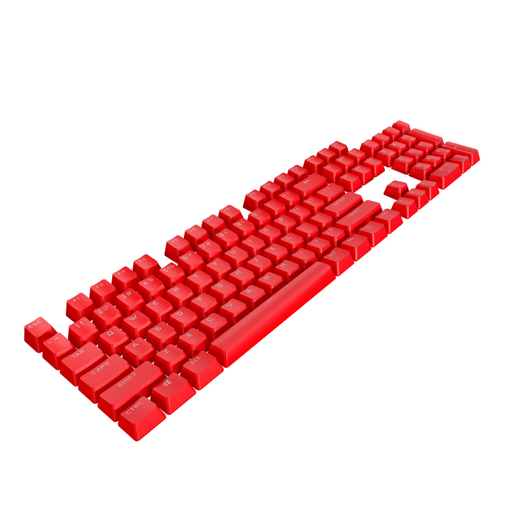 커세어 PBT Double shot PRO 이중사출 한글키캡 레드 - 상세 이미지 2