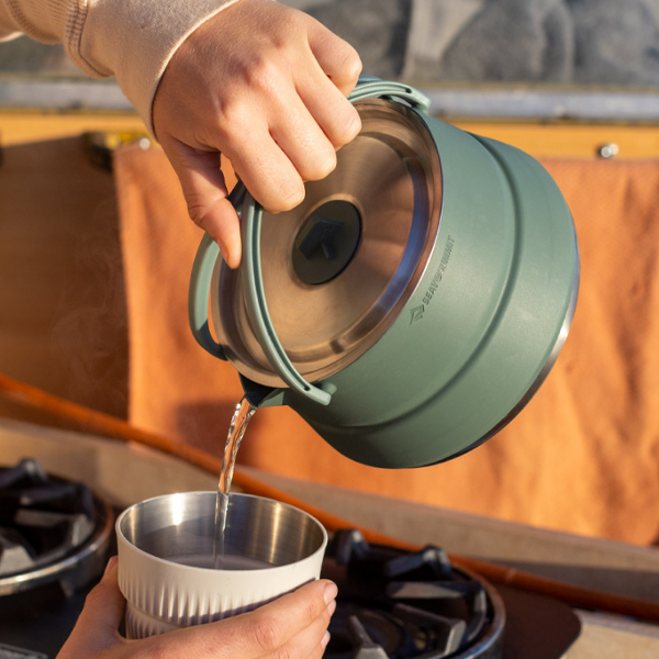 씨투써밋 디투어 케틀 1.6L 세트 3종 백패킹 경량 접이식 주전자 컵