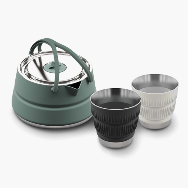 씨투써밋 디투어 케틀 1.6L 세트 3종 백패킹 경량 접이식 주전자 컵